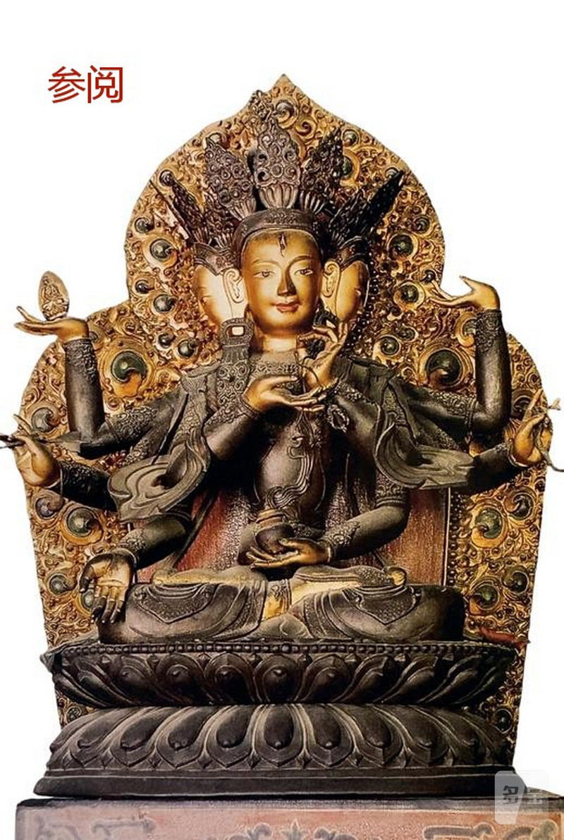 清乾隆（1736-1795年）尊胜佛母像 - 图14